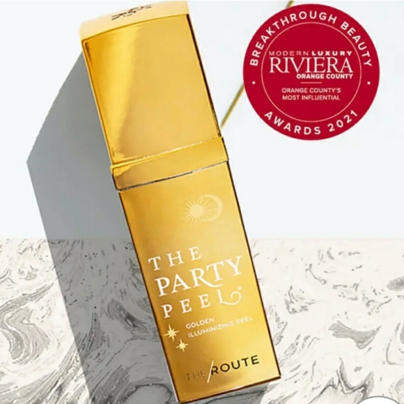 The Route The Party Peel Golden Illuminizing Peel, New - Picture 3 of 15